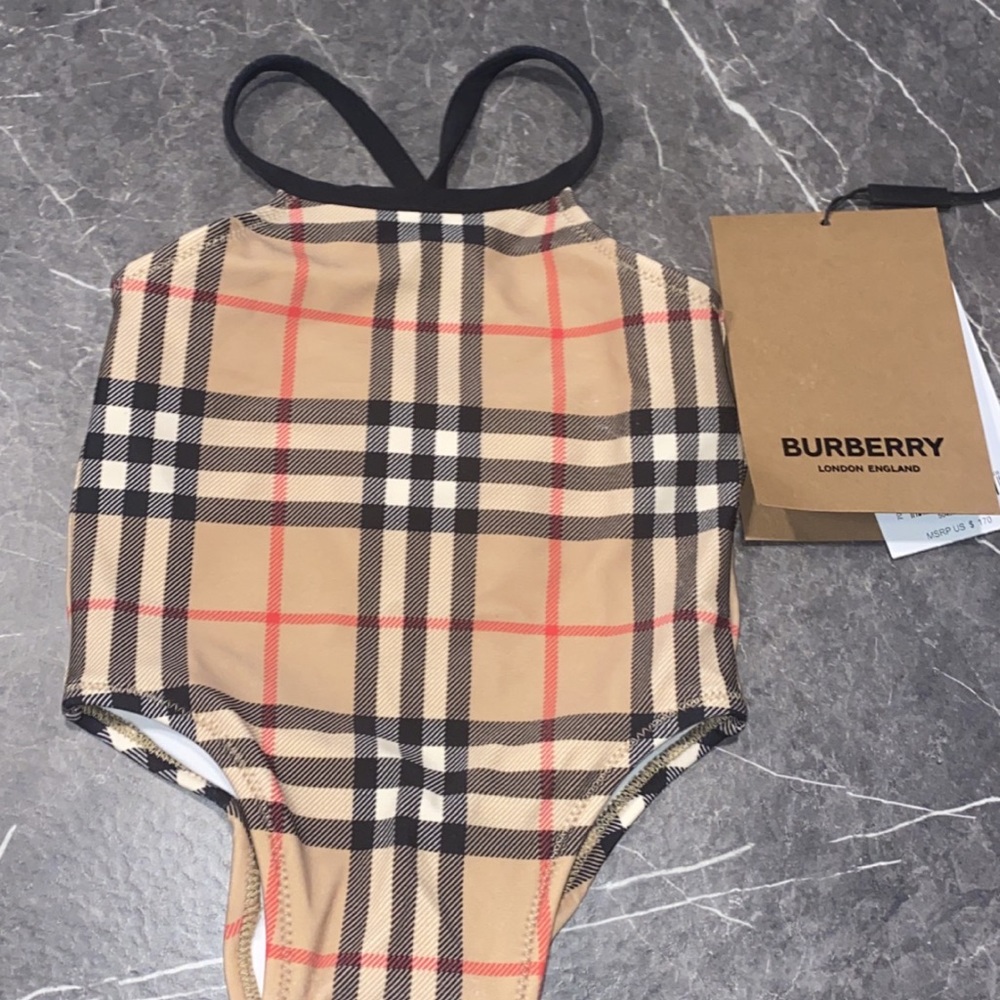AUTHENTIC Burberry swimsuit infants/6months